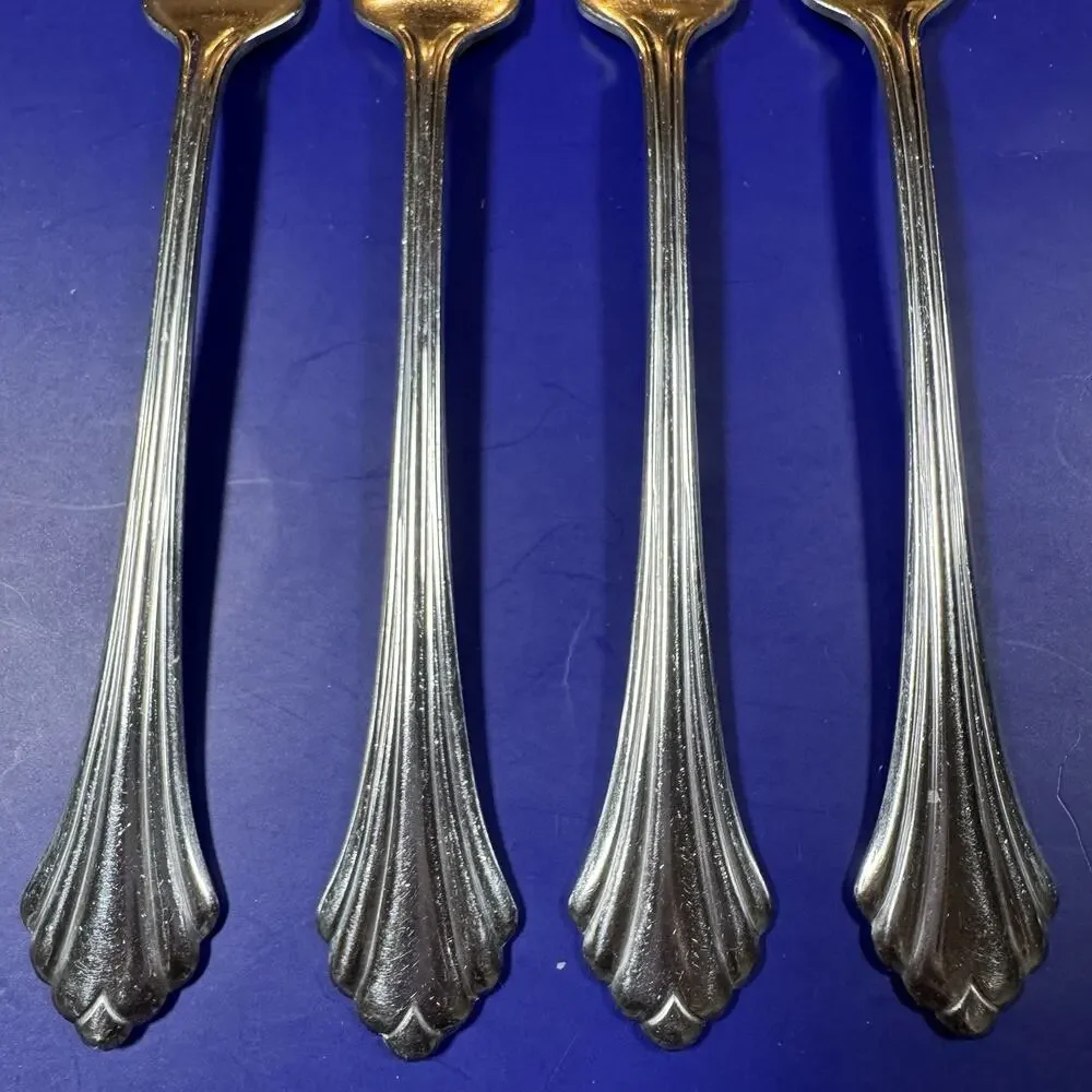 Oneida Bancroft Stainless Steel Dinner Forks 7 3/8” Set of 4 USA
